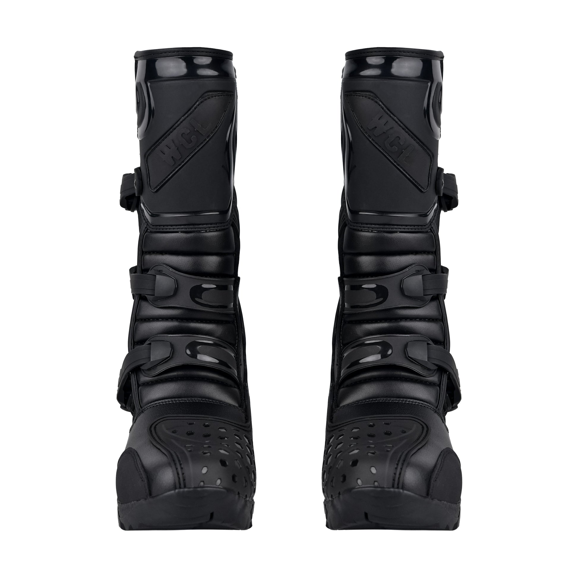 WCL Motorcycle Riding Leather Shoes - Racing Shoes WCL Helmet