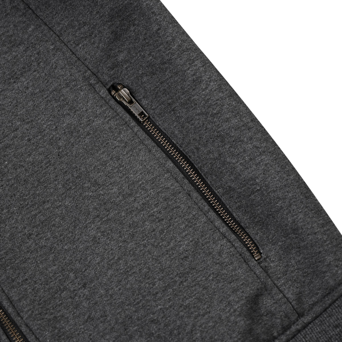 WCL Zippered Armoured Kevlar Lined Motorcycle Riding Hoodie w/t CE Level 1 Armor - Charcoal