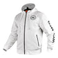 WCL Zippered Armoured Kevlar Lined Motorcycle Riding Hoodie w/t CE Level 1 Armor - White