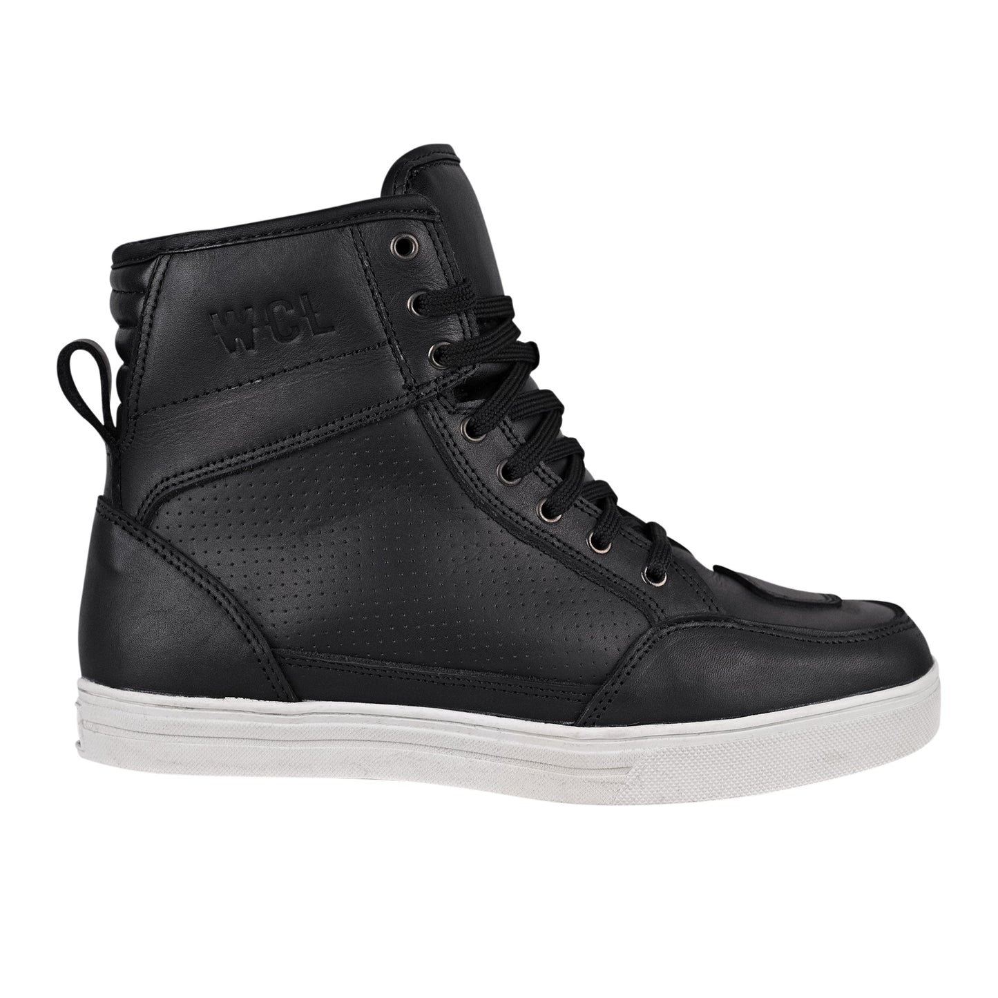 WCL Motorcycle Riding Leather Shoes - Buckle Snaps Shoes WCL Helmet