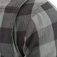 WCL Kevlar Lined Performance Motorcycle Riding Long sleeve Flannel Shirt W/T CE Level 1 armor - Gray WCL Helmet