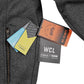 WCL Zippered Armoured Kevlar Lined Motorcycle Riding Hoodie w/t CE Level 1 Armor - Charcoal
