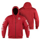 WCL Zippered Armoured Kevlar Lined Motorcycle Riding Hoodie w/t CE Level 1 Armor - White WCL Helmet