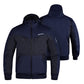Softshell Cordura Armored Motorcycle Mesh Hoodie w/t CE Level 1 armor - White WCL Helmet