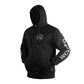 WCL Zippered Armoured Kevlar Lined Motorcycle Riding Hoodie w/t CE Level 1 Armor - Gray WCL Helmet