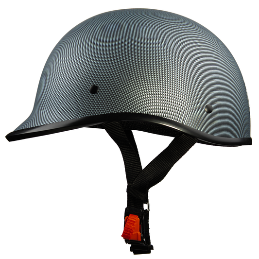 Polo Motorcycle Half Helmet - Carbon - WCL Helmet