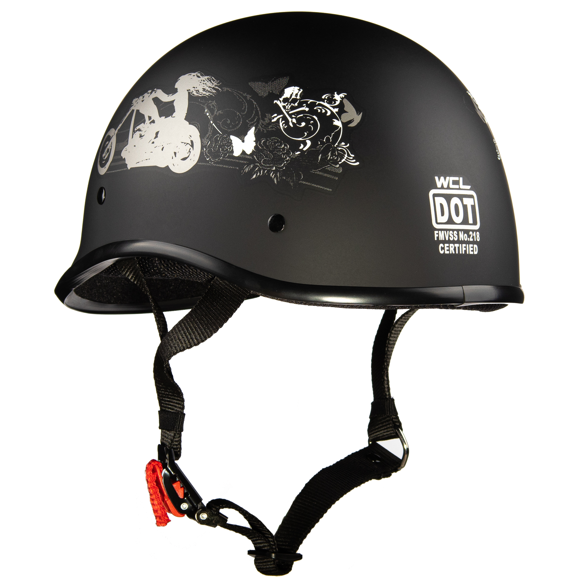 Polo Motorcycle Half Helmet - Lady Rider WCL