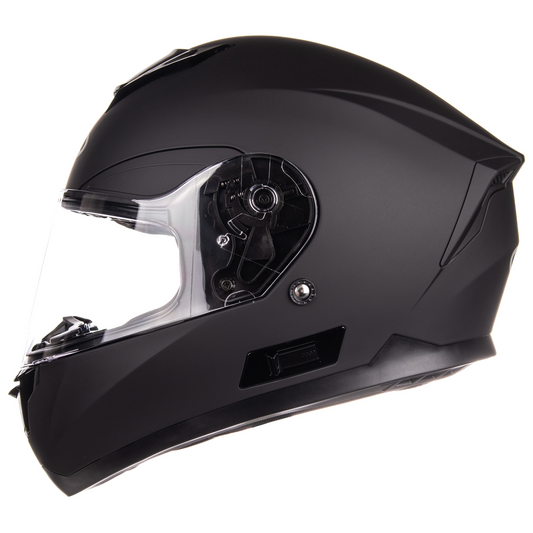 WCL Raider Full Face Motorcycle Helmet - Drop Down Tinted Visor, Quick Release Buckle, DOT Approved - WCL Helmet