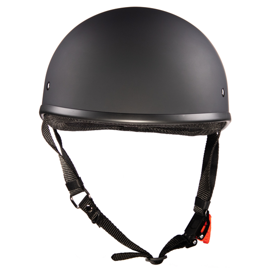WCL Beanie Motorcycle Half Helmet - Matte Black WCL Helmet