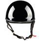 WCL Polo Motorcycle Half Helmet - Gloss Black WCL