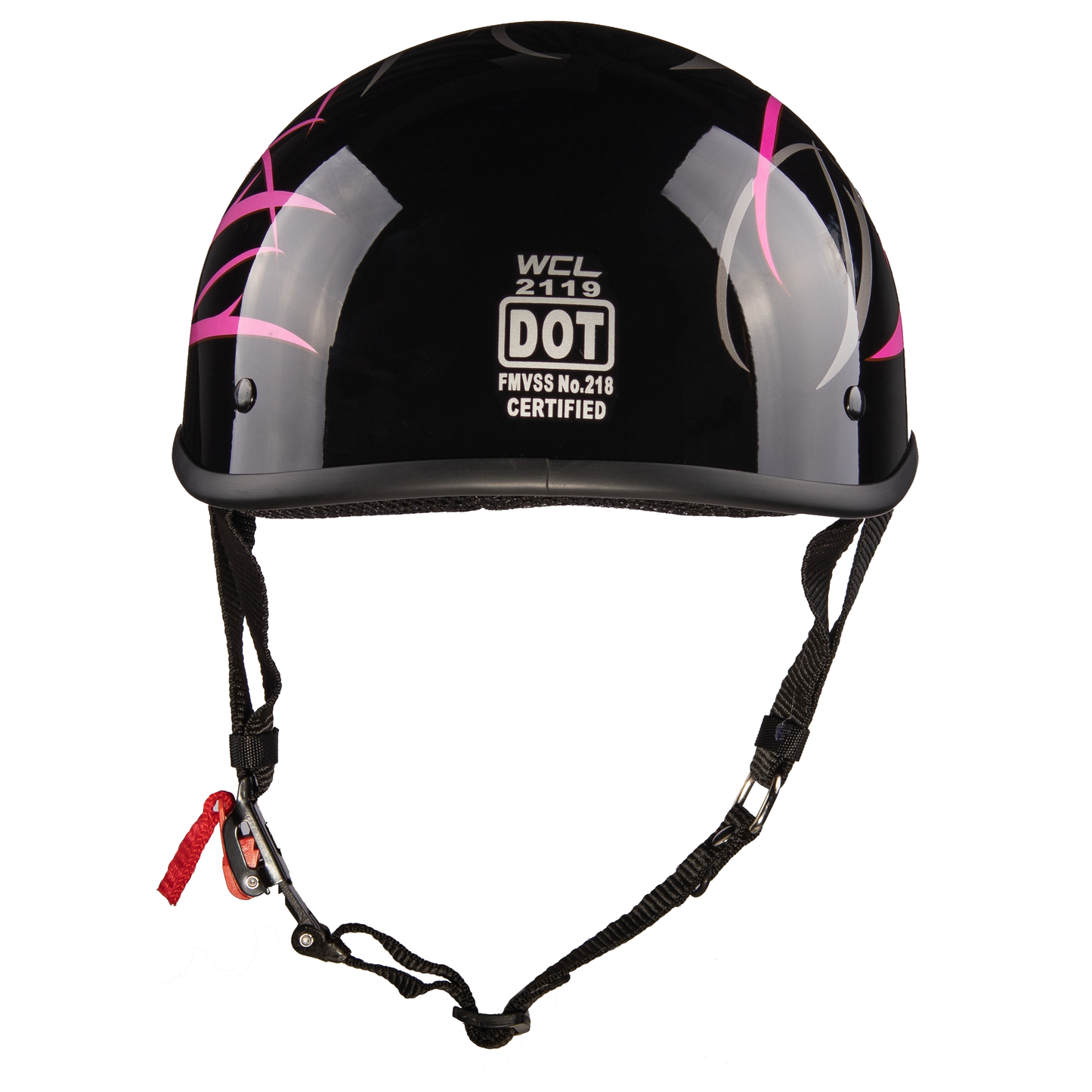 Pink motorcycle online half helmet