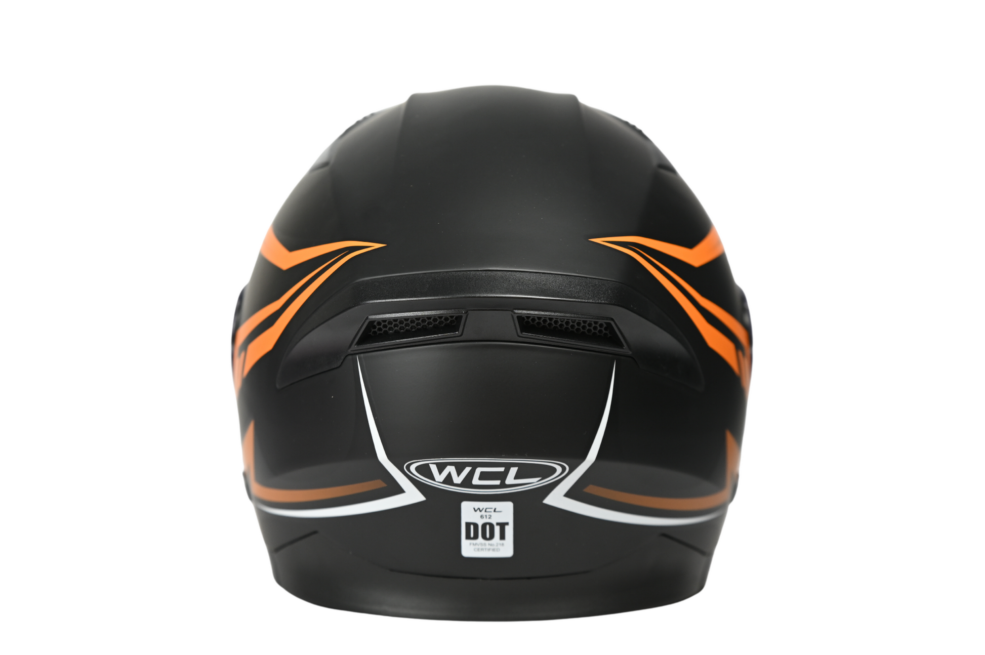 Orange scooter best sale helmet