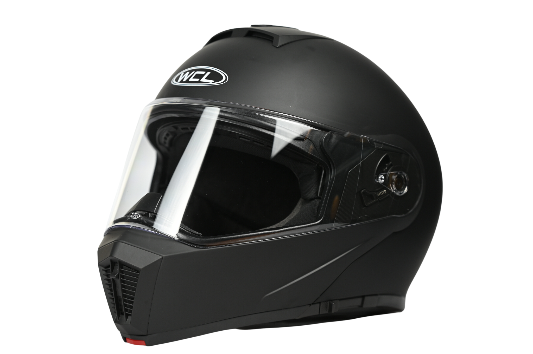 WCL Modular Full Face Motorcycle Helmet with Double Lens Visor - Gloss ...