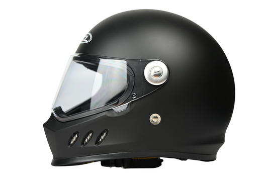 WCL 788 Full Face Motorcycle Helmet -  Quick Release Buckle, DOT Approved - Mattblack