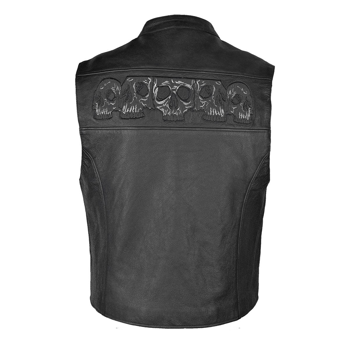 Club Style Vest with Skulls - WCL Helmet