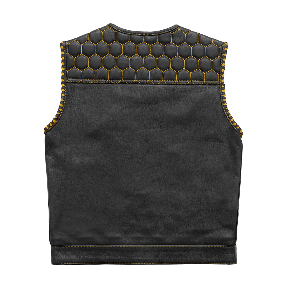 WCL Leather Club Vest w/t Hornet Design WCL Helmet