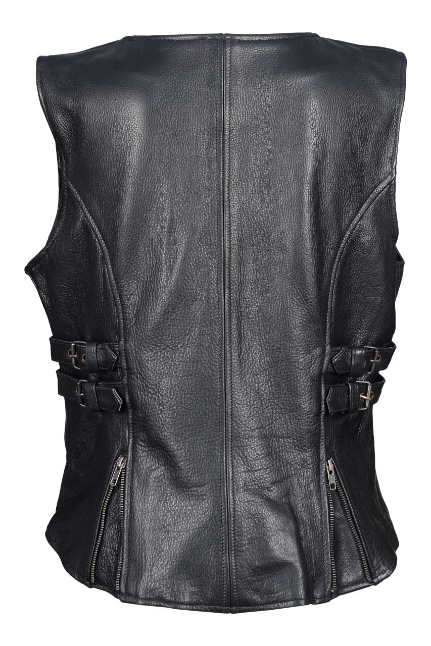 Corset Style Ladies Vest wclapparel