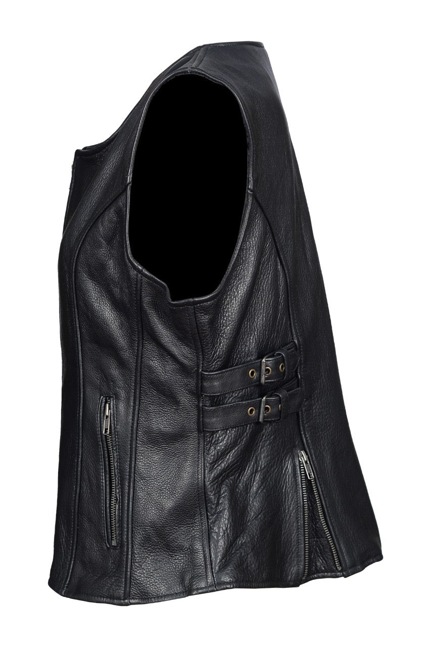 Corset Style Ladies Vest wclapparel