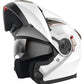 WCL Modular Full Face Motorcycle Helmet with Double Lens Visor - Gloss White WCL Helmet